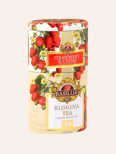 Basilur Fruit & Flowers Strawberry & Cream - Ruhuna Tea 3