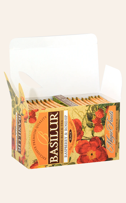 Basilur Magic Fruits Raspberry & Rosehip Tea Bag 50grm 1