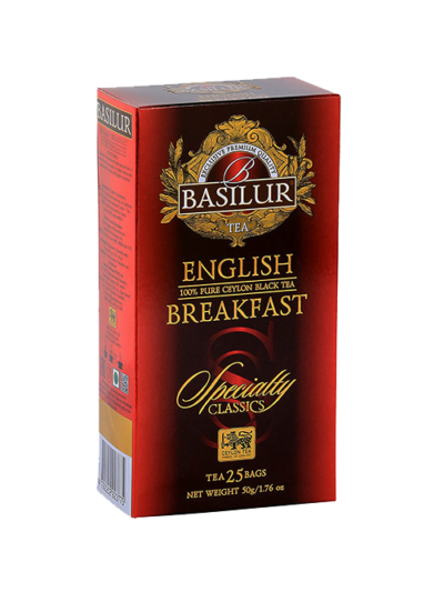 Trà Anh Basilur Specialty Classics English Breakfast - Tea Bag - no background