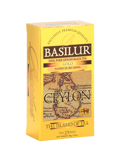 Trà Đen Ceylon Basilur Island Of Tea – 50g (Hộp Giấy)