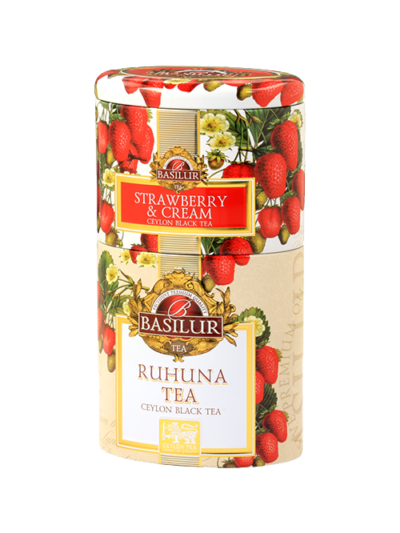 Trà Hoa Basilur Fruit & Flowers Strawberry & Cream - Ruhuna Tea
