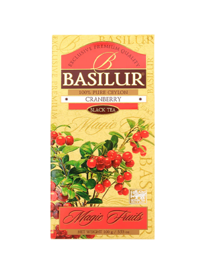 Trà Đen Ceylon Basilur Cao Cấp Vị Việt Quất – 100g (Hộp Giấy) 1