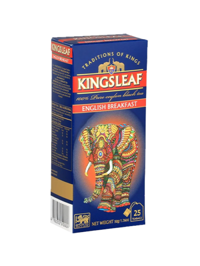 Kingsleaf basilur English Breakfast 50g (Hộp Giấy)