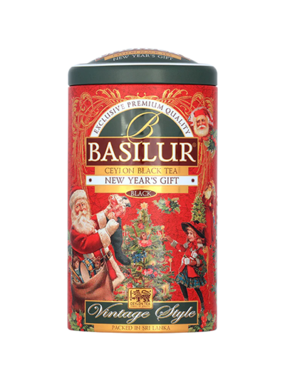 Trà Basilur - Hộp Quà Vintage Chào Năm Mới 100g (Hộp Thiếc) 1