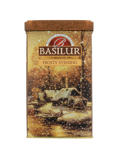 Trà Basilur - Hương Vị Đêm Đông Frosty Evening 85g (Hộp Thiếc) 1