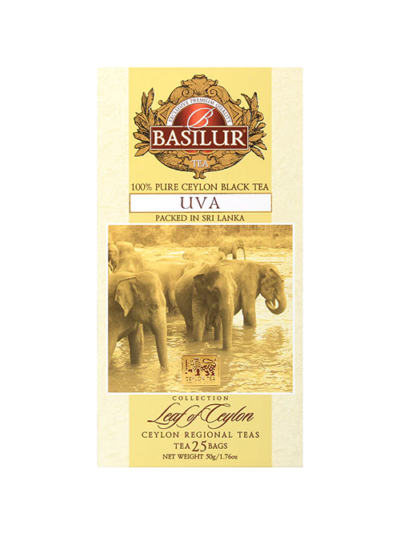 Trà Basilur - Trà Lá UVA Cao Cấp - Ceylon 50g (Hộp Giấy) 1