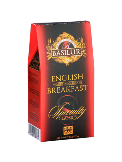 Trà Đen Ceylon Basilur English Breakfast – Specially Classic 100g (Hộp Giấy)