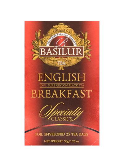 Trà Đen Ceylon Basilur English Breakfast – Specially Classic - 50g (Hộp Giấy) 1