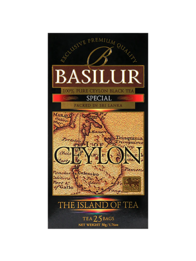 Trà Đen Ceylon Basilur Island Of Tea - Phiên Bản Trà đen Đặc Biệt 50g (Hộp Giấy) 1