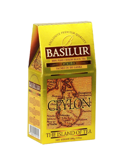 Trà Đen Ceylon Basilur Island Of Tea – 100g (Hộp Giấy)