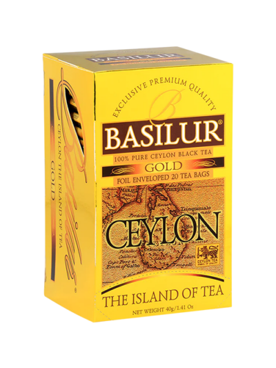 Trà Đen Ceylon Basilur Island Of Tea – 40g (Hộp Giấy)