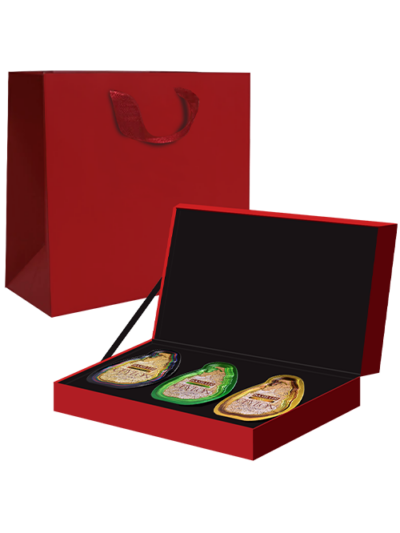 Combo Quà Tặng Cao Cấp 03 Trà Basilur (Island of Tea Gold, Green, Special) - 100g/hộp thiếc